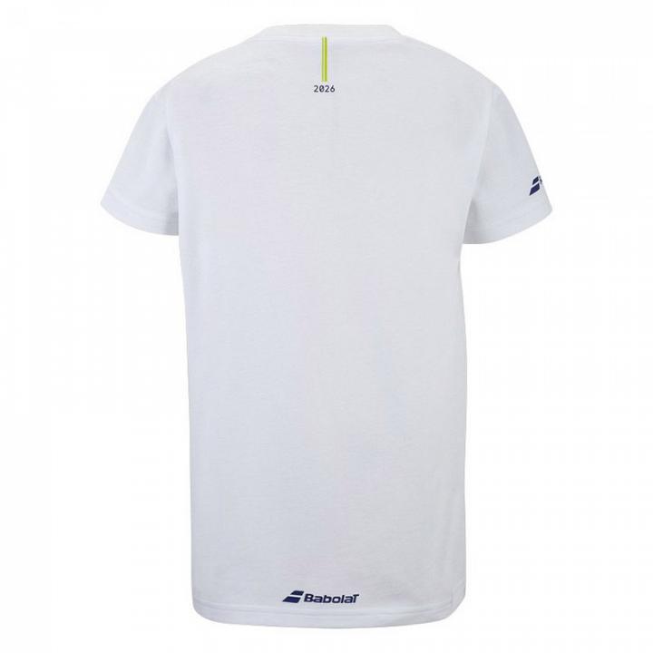 Babolat Exercise Cotton Tee Boy White